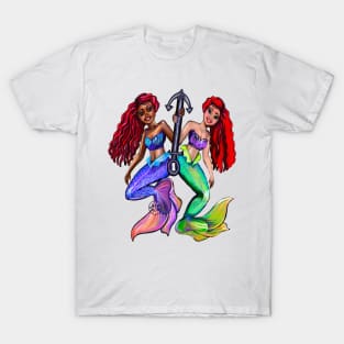 mermaids with anchor T-Shirt